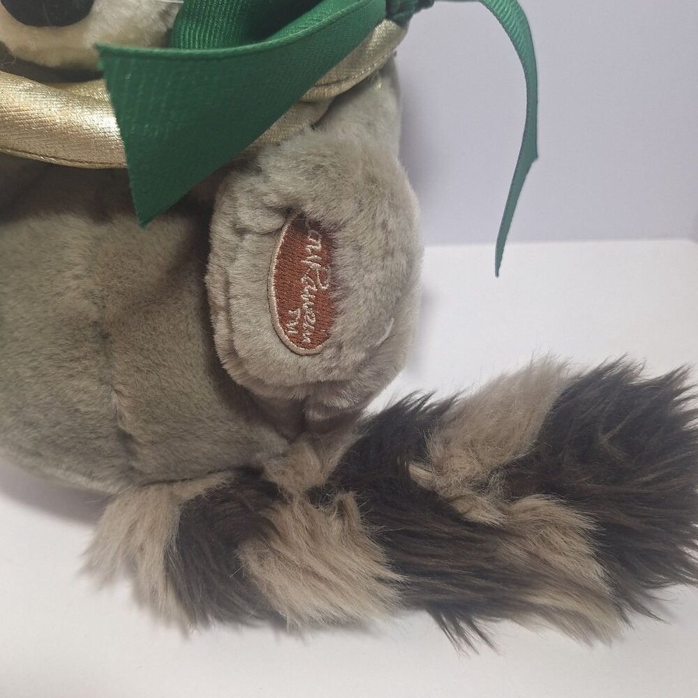 Sammy Raccoon Holiday Dakin Plush Lou Rankin Friends Christmas French Horn - Picture 8 of 16